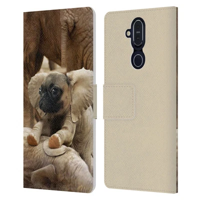 OFFICIAL PIXELMATED ANIMALS SURREAL WILDLIFE LEATHER BOOK CASE FOR NOKIA PHONES - Image 1 of 4