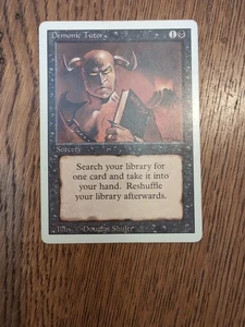 Magic The Gathering Demonic Tutor - Picture 1 of 6