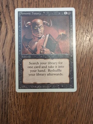 Magic The Gathering Demonic Tutor - Image 1 of 4