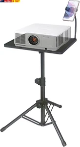 Projector Stand Laptop Stand - Large Tray 15.5In(L) X 11.5In(W) Height from 24In - Picture 1 of 6