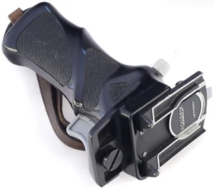 Empuñadura de pistola ROLLEICORD TLR ROLLEIFLEX con liberación rápida + correa de mano de cuero - - Imagen 1 de 2