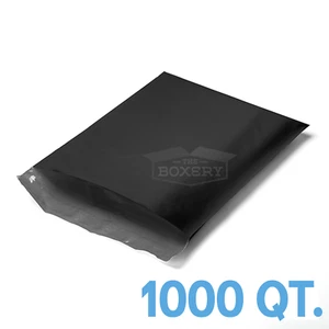 1000 10x13 SOBRES DE POLIETILENO NEGROS BOLSAS 10x13 - 2.5MIL The Boxery - Imagen 1 de 2