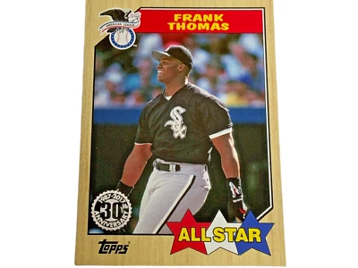 2017 Topps Baseball MLB 1987 Design Frank Thomas #87-175 HOF  - Image 1 of 2