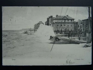 Kent DEAL A Rough Sea showing THE BEACH HOUSE TEMPERANCE HOTEL c1904 by J. Davis - Foto 1 di 2