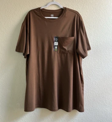 Athletic Works Mens Brown Latte Driworks Tri-Blend Pocket T-Shirt 2XL (50-52)NEW - Image 1 of 4