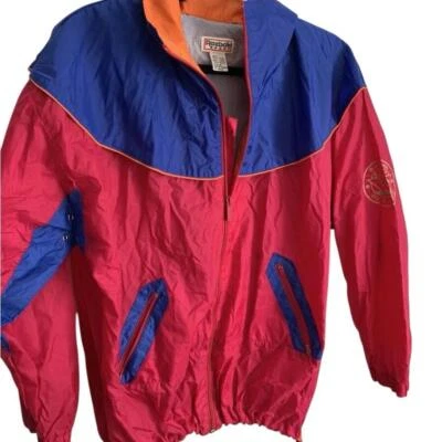 Vintage 90s Reebok Boundless Windbreaker Jacket Colorblock L - Image 1 of 4