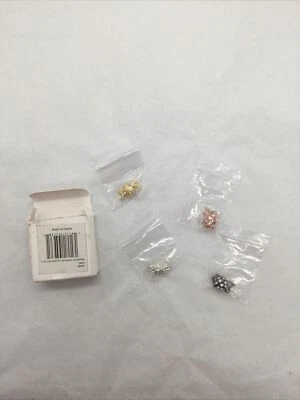 Fechos magnéticos para joias (conjunto de 4) cores incluem preto, ouro, prata e bronze - Imagem 1 de 4