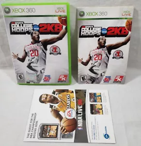 to complete cib College Hoops 2K8 NCAA AUTHENTIC Case Manual XBox 360 Sport 2008 - Imagen 1 de 8