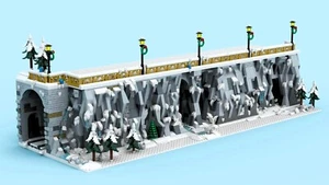 Lego MOC Winter Village Promenade - SOLO Istruzioni/ONLY Instructions (PDF) - Zdjęcie 1 z 8