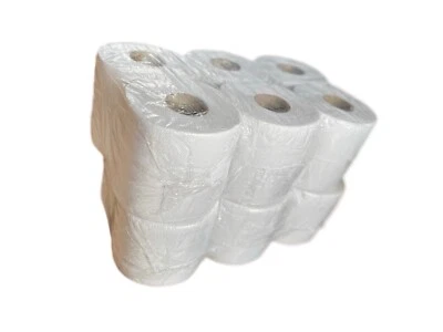 HRDWCF2 CONFEZIONE DA 24 FOGLI BIANCO IN RILIEVO CENTRO CARTA MANGIME ROTOLI SALVIETTINE INC IVA 45m Rotolo