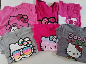 Hello Kitty Various Girls T-Shirts Sizes XS 4/5 or M 7/8 L 10/12XL 14/16 NWT - Picture 1 of 8