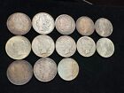 Lot of (13) Mixed Date Cull Morgan and Peace Dollars