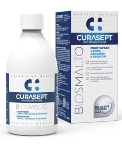 Curasept Biosmalto Mouthwash Caries, Abrasion, Erosion with Fluoride 300ml - Picture 1 of 1