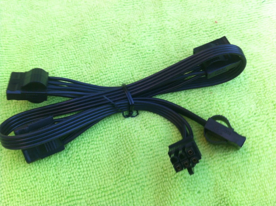 6 Pin to 4x IDE Power Cable for Corsair Hx1050 Hx850 TXM RM HX Original