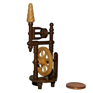 Playmobil Magic Brown spinner / Spinning Wheel Sleeping Beauty Tale Victorian C2 - Picture 1 of 3