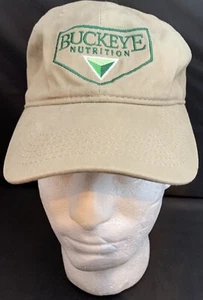 Port And Company Buckeye Nutrition Adjustable Hat Cap Lid BEIGE - Picture 1 of 6
