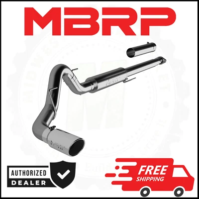 MBRP 4" Cat Back Exhaust Single | Fits 2015-2020 Ford F-150 2.7L 3.5L Ecoboost - Image 1 of 2