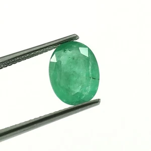 Certified AAA 2.70 Ct Natural Colombian Emerald Unheated Loose Gemstone Oval Cut - Picture 1 of 8