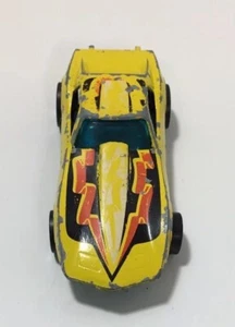 Vintage 1975 Hot Wheels Yellow Corvette Stingray Made in Hong Kong - Picture 1 of 7
