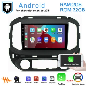 For Chevrolet Colorado 2015-18 Car Radio Android 12 Carplay GPS Navi Wifi Stereo - Picture 1 of 20