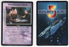 Promo CCG- Babylon 5 Monitored Deal- Premier Edition