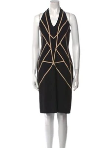 $1650 ALEXANDER MCQUEEN Halter Midi Dress IT40 / US4, - Picture 1 of 11