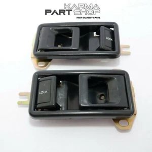 DAIHATSU ROCKY FEROZA FOURTRAK SPORTRAK INNER DOOR HANDLE BEZEL PULL Pair RL - Picture 1 of 5