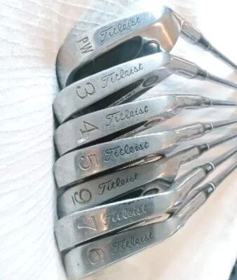  Titleist Acushnet AC-108 Tungsten Iron  Lot Set PW 3,4,5,6,7,9 Golf Club Lot - Image 1 of 4