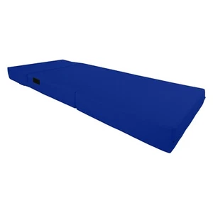 Colchones de espuma plegable tumbona, cama portátil para dormir, 6 x 32 x 80, azul real - Imagen 1 de 8