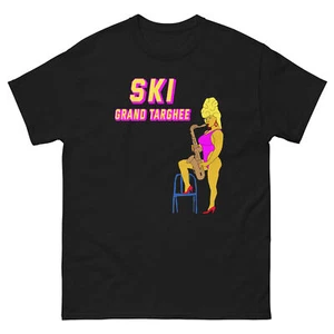 Grand Targhee Ski Saxophon Lady Skifahrer Skifahren T-Shirt - Bild 1 von 13