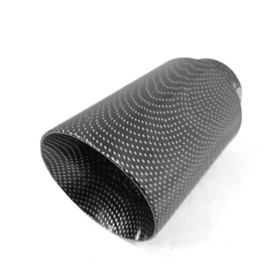 Exhaust Trim Carbon Stainless Steel For Nissan Almera Juke F15 Micra Sentra X-Trail - Image 1 of 4