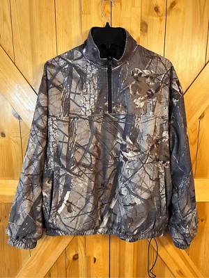 DUXBAK Reversible RealTree Hardwoods Camo Hunting Jacket Men’s Medium (3874) - Image 1 of 4