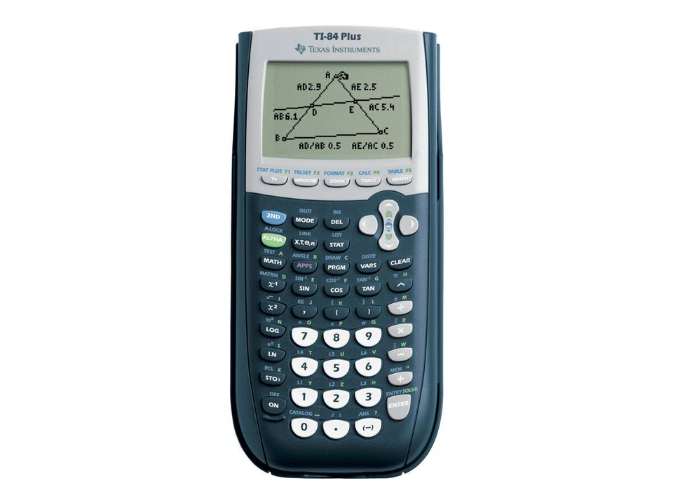 Texas Instruments TI-84 Plus Grafikrechner- Blau (TI-84 PLUS)