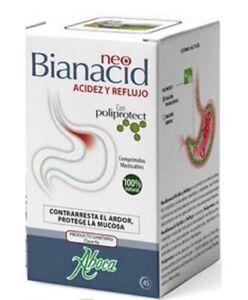 Aboca Neo bianacid 14 tablets x Acidity Stomach Reflux Gastritis