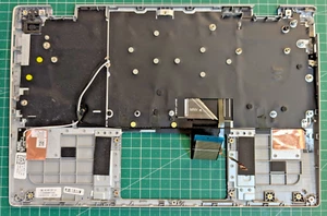 Dell Latitude 3320 repose-poignets et clavier rétroéclairé UK ENGLISH 08V3YN * TROUS CASSÉS * - Photo 1/5