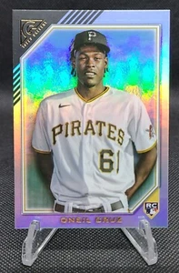 2022 Topps Gallery Oneil Cruz Silver Foil Rookie Short Print Pirates RC SP - Bild 1 von 2