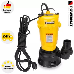 Schmutzwasserpumpe 750W Tauchpumpe Fäkalienpumpe Bau Abwasserpumpe Gartenpumpe - Bild 1 von 7