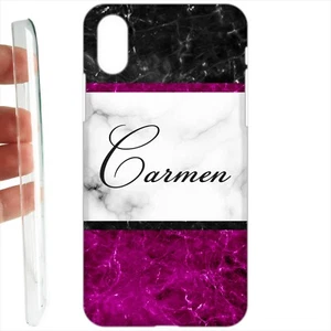 Custodia cover PERSONALIZZATA CON NOME per tutti i modelli plastica RIGIDA GI14 - Foto 1 di 5