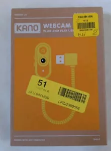 KANO - 1080 Webcam con Macro y Modo Privacidad Amarillo - Imagen 1 de 2