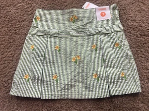 NWT Gymboree Girls Daffodil Garden, Easter Skirt Skort Size 7 - Picture 1 of 2