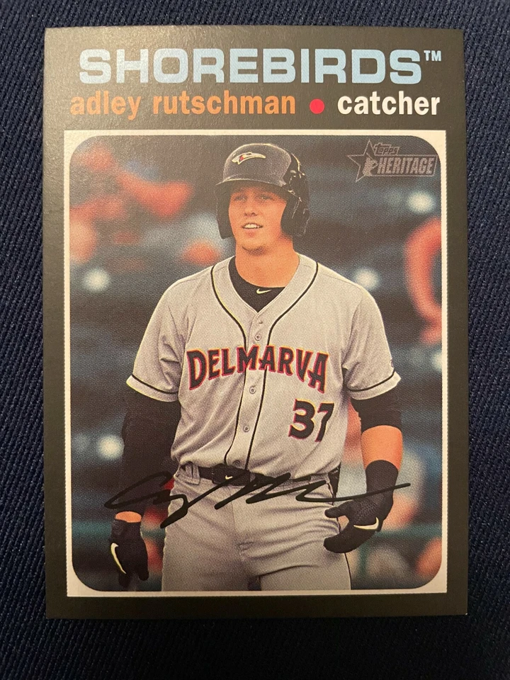 2020 Topps Heritage Minor League Adley Rutschman #201 - Image 1 of 1