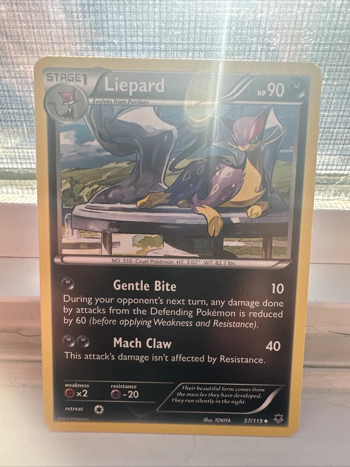 Liepard 57/119 - 2014 Phantom Forces - Non-Holo - LP - Image 1 of 2