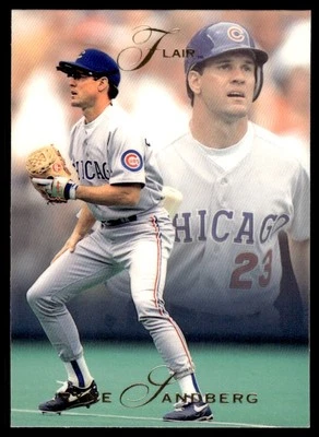 1993 Flair Ryne Sandberg Chicago Cubs #20 - Image 1 of 2