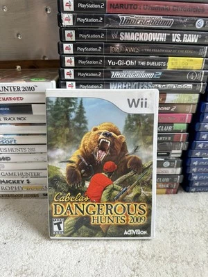 Cabela's Dangerous Hunts 2009 (Nintendo Wii, 2008) Complete CIB - Image 1 of 3