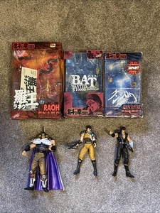 Fist Of The North Star 200X Figure Set Kenshiro Raoh Bat Kaiyodo Hokuto No ken - Imagen 1 de 10