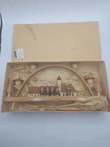Erzgebirge Kerzenbogen Deutsche Karolinger Richard Glaesser Vintage Selten Weihnachten - Bild 1 von 8
