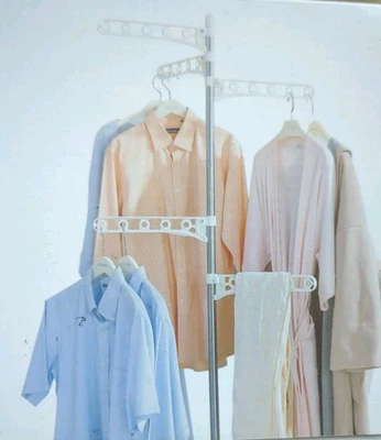 Homespirit Tripod Clothes Rack Freestanding Adjustable 74" - Image 1 of 4