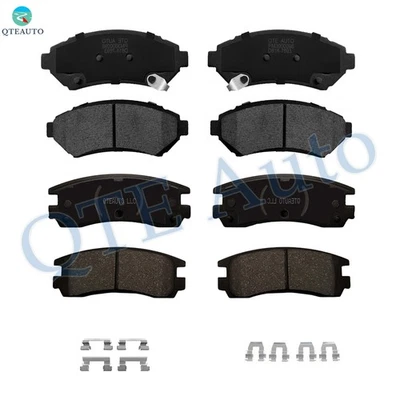 Juego de 8 pastillas de freno delanteras-traseras de cerámica para Pontiac Montana 2003 2004 base tracción delantera Foto 1 de 4