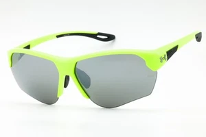 UNDER ARMOUR UA COMPETE/F 0IE QI Sunglasses Neon Green Frame Grey Mirror - Picture 1 of 4