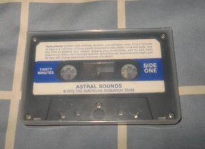 Rare 1973 Cassette ASTRAL SOUNDS The American Research Team Meditation Hypnosis - Picture 1 of 2